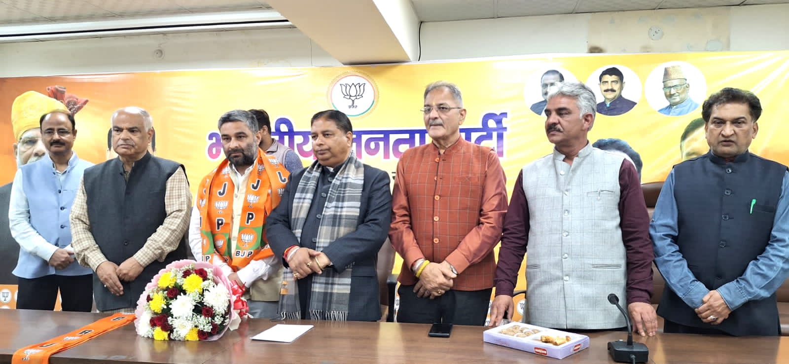 Farooq Ganderbali rejoins BJP after 20 years in Jammu