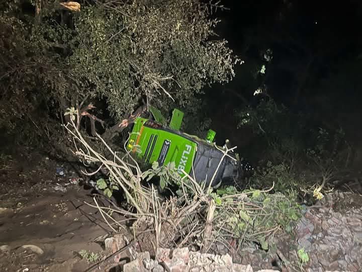 Driver killed, 17 injured as bus carrying pilgrims falls into gorge near Jammu